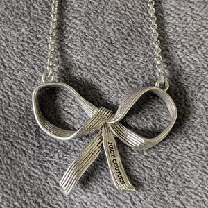 Juicy Couture bow necklace